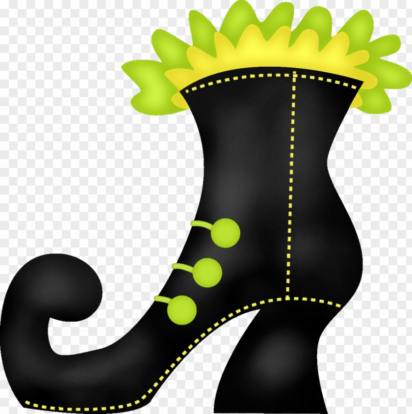 Boot Clip Art Shoe Openclipart Witch Boots PNG