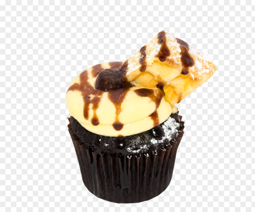 Chocolate Sundae Peanut Butter Cup Cupcake Praline Muffin PNG