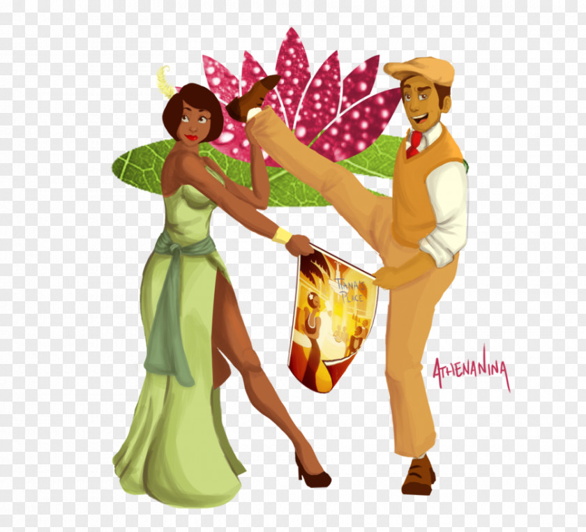 Disney Princess Tiana Prince Naveen Fan Art PNG