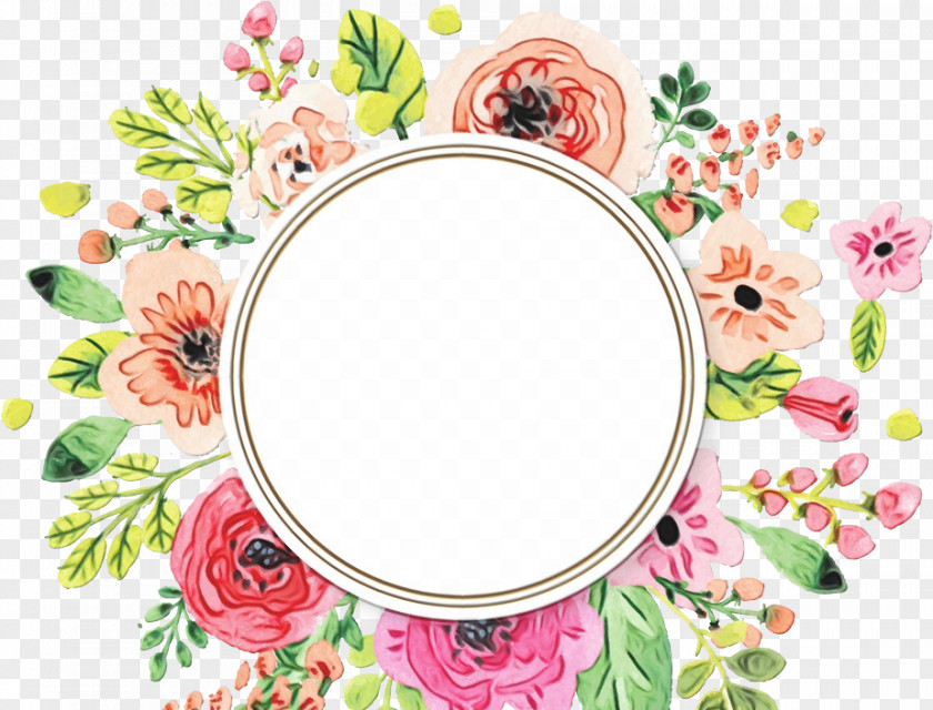 Flower Serveware Picture Frame PNG