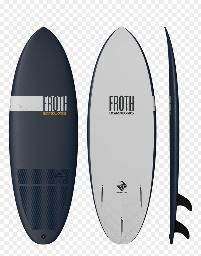 Froth Surfboard Shortboard Surfing Foam PNG