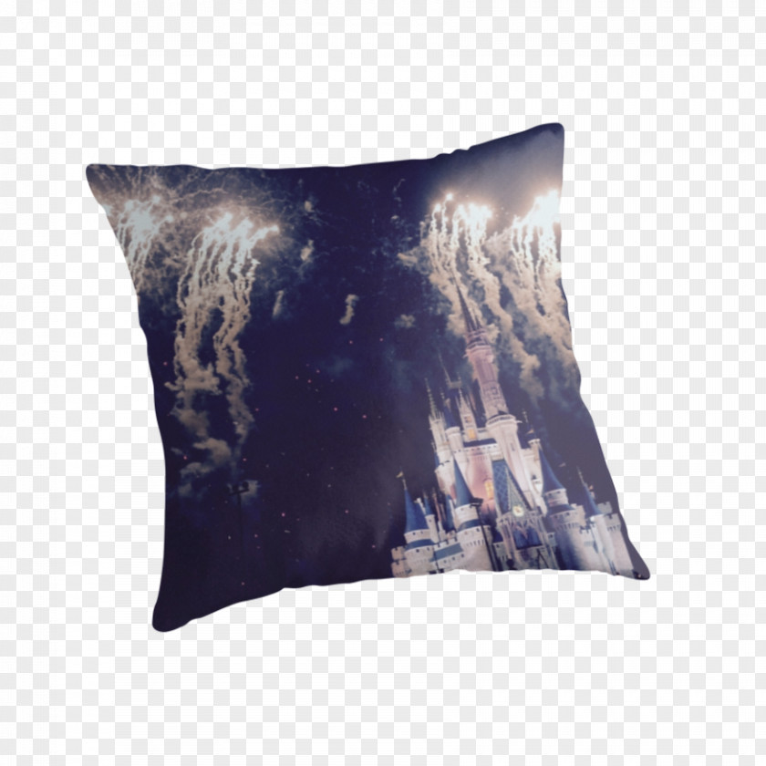 Magic Kingdom Cushion Throw Pillows Castle PNG