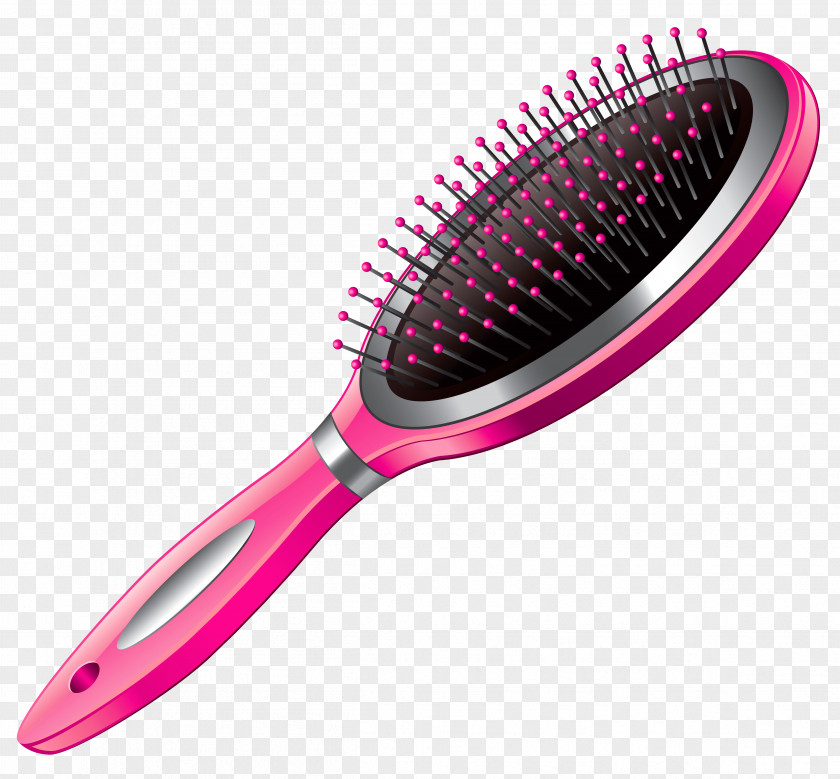 Pink Hairbrush Clipart Picture Brush Paint Clip Art PNG