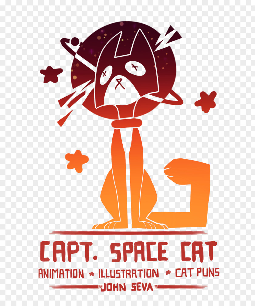 Space Cat Logo Graphic Design Cartoon Clip Art PNG