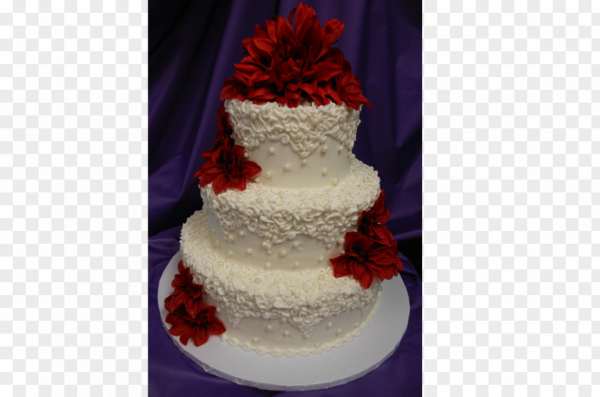 Wedding Cake Frosting & Icing Sugar Torte PNG