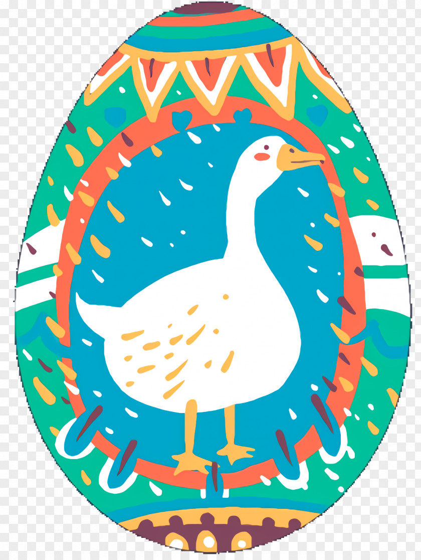 Beak Ducks Geese And Swans Easter Egg Background PNG