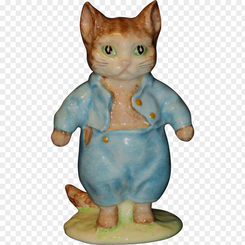 BEATRIX POTTER Beatrix Potter The Tale Of Tom Kitten Mr. Jeremy Fisher Figurine Cat PNG