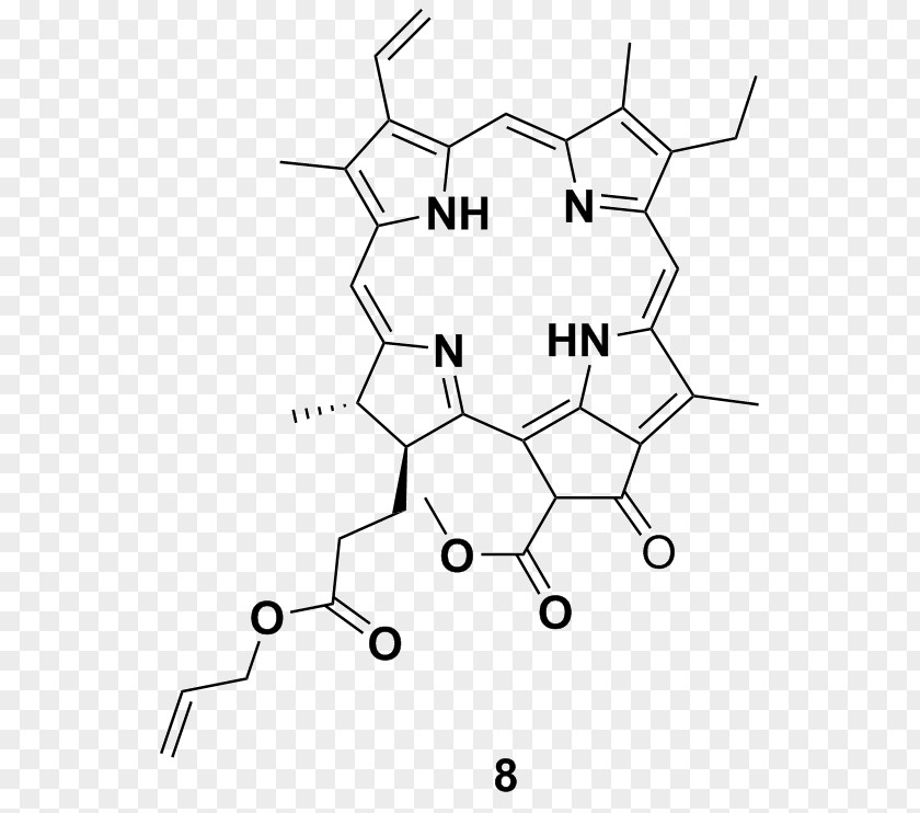 Chlorin Chlorophyll Porphyrin Chemical Reaction Pheophorbide A PNG