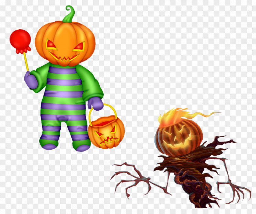 Creative Halloween Jack-o-lantern PNG