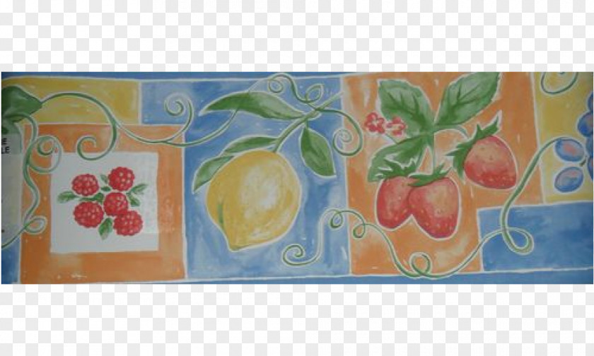 Fruit Roll Still Life Acrylic Paint York Wallcoverings Inc Place Mats PNG