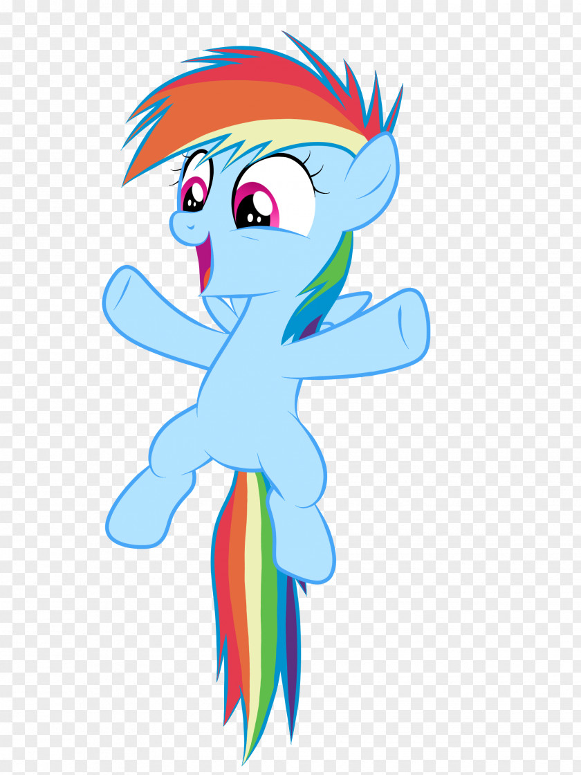 Horse Pony Rainbow Dash Clip Art Illustration PNG