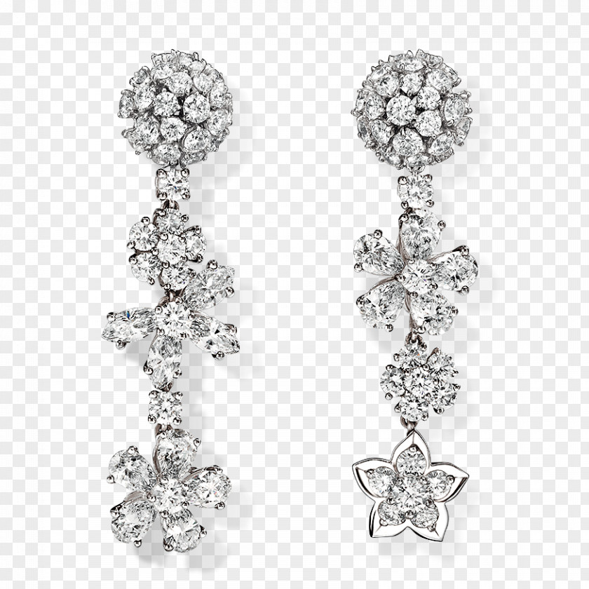 Jewellery Earring Van Cleef & Arpels Diamond Gold PNG