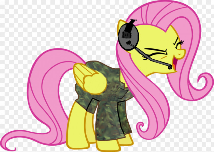 Military Fluttershy Pony Army Horse PNG
