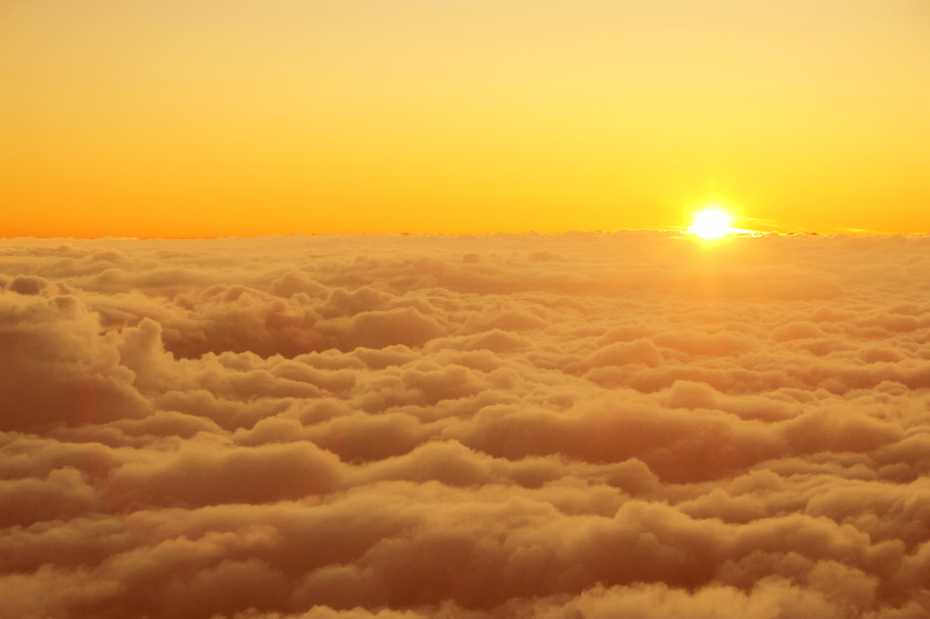 Evening Clouds Sea Of Sunset PNG