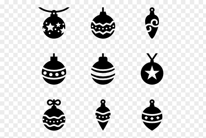 Fill Pattern Christmas Ornament Ball PNG