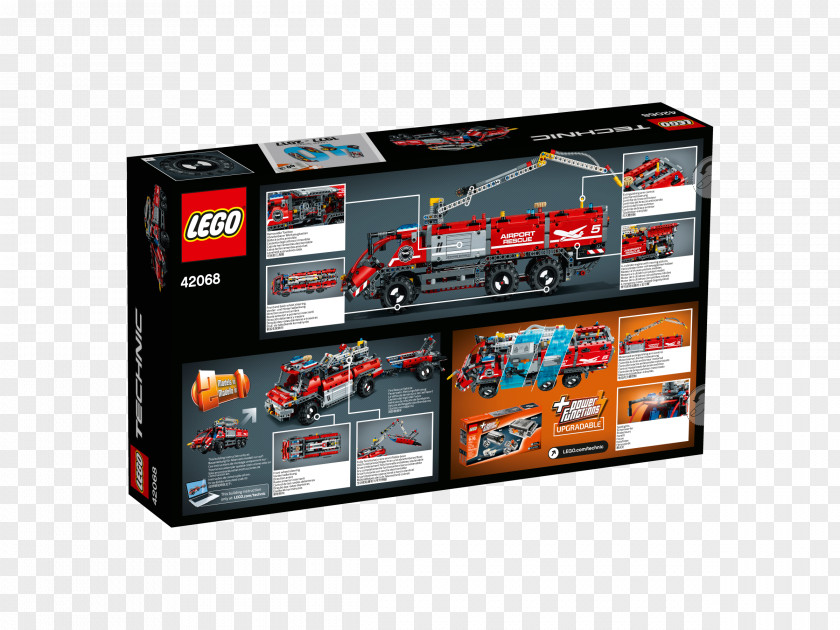 Toy LEGO 42068 Technic Airport Rescue Vehicle Lego PNG