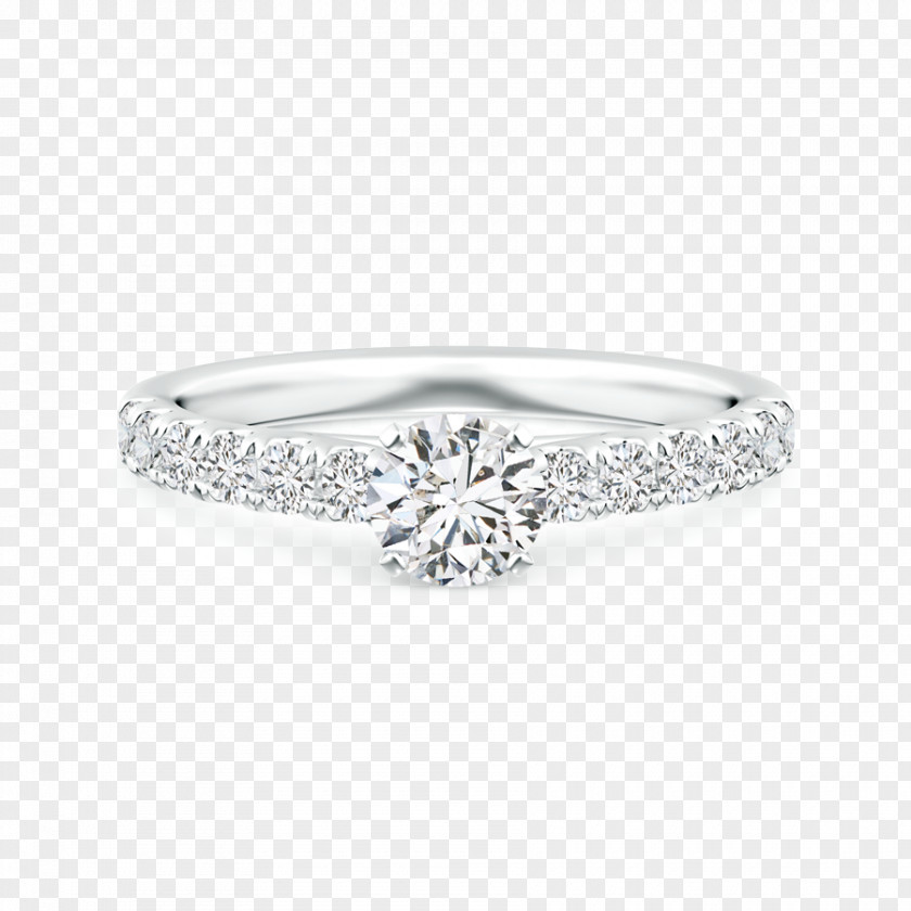 Wedding Ring Engagement Diamond Silver PNG