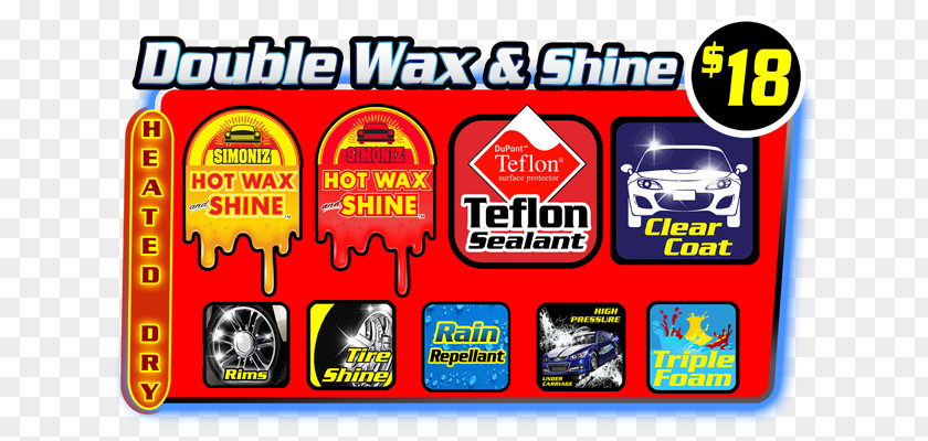 Car Wash Advertisement Brand Display Advertising Font PNG