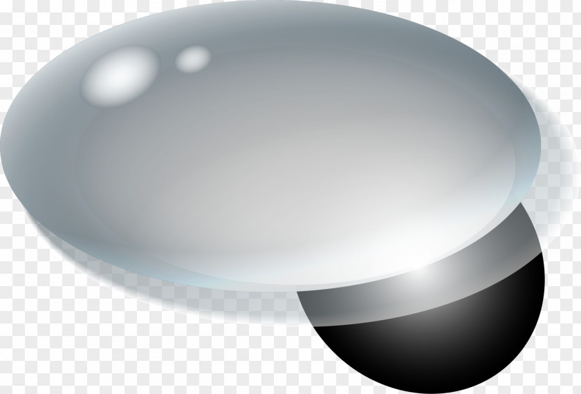 Gray Circle Beads Drop Grey PNG