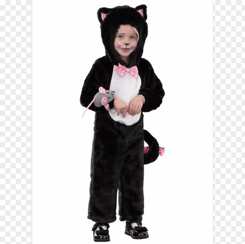 1 Year Old Costume Party Cat Child Halloween PNG