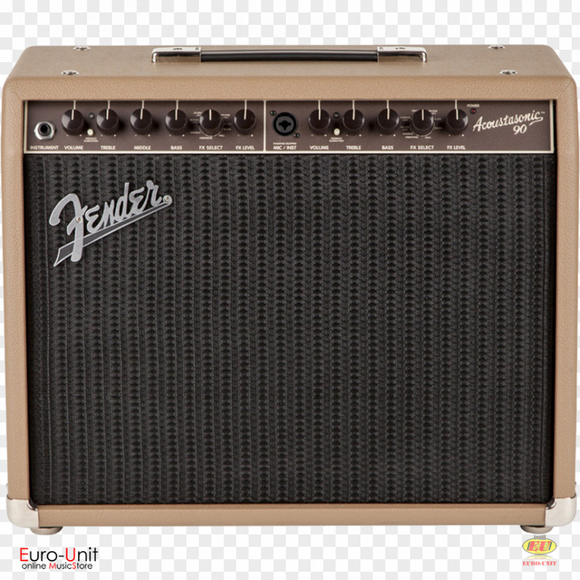 Amplifier Bass Volume Guitar Fender Acoustasonic 90 Acoustic Musical Instruments Corporation PNG