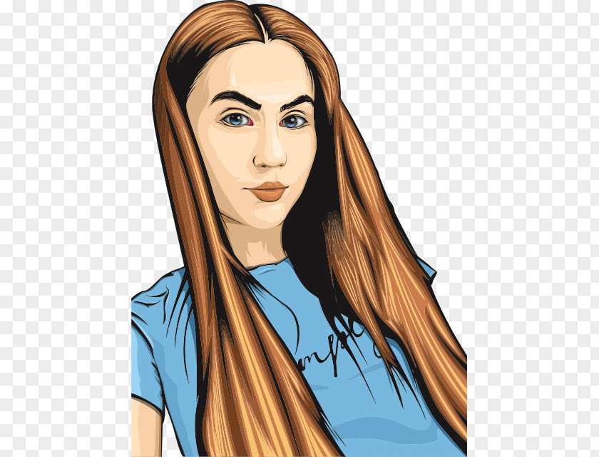 Hair Eyebrow Long Coloring Woman PNG