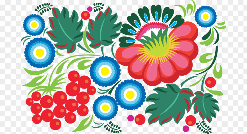 Khokhloma Floral Design Художественная роспись Ornament Русские народные промыслы PNG