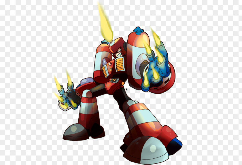 Mega Man & Bass X 5 Robot Master PNG