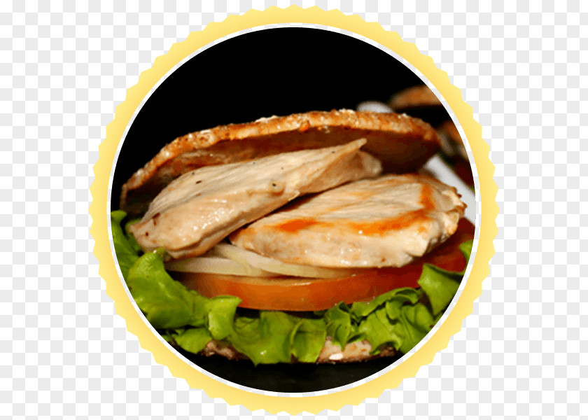SANDWICH DE POLLO Breakfast Sandwich Fast Food Recipe Dish PNG