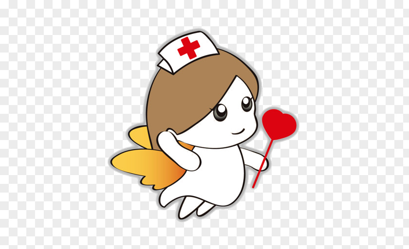 Cartoon Nurse Angel Nursing Health Care Physician PNG