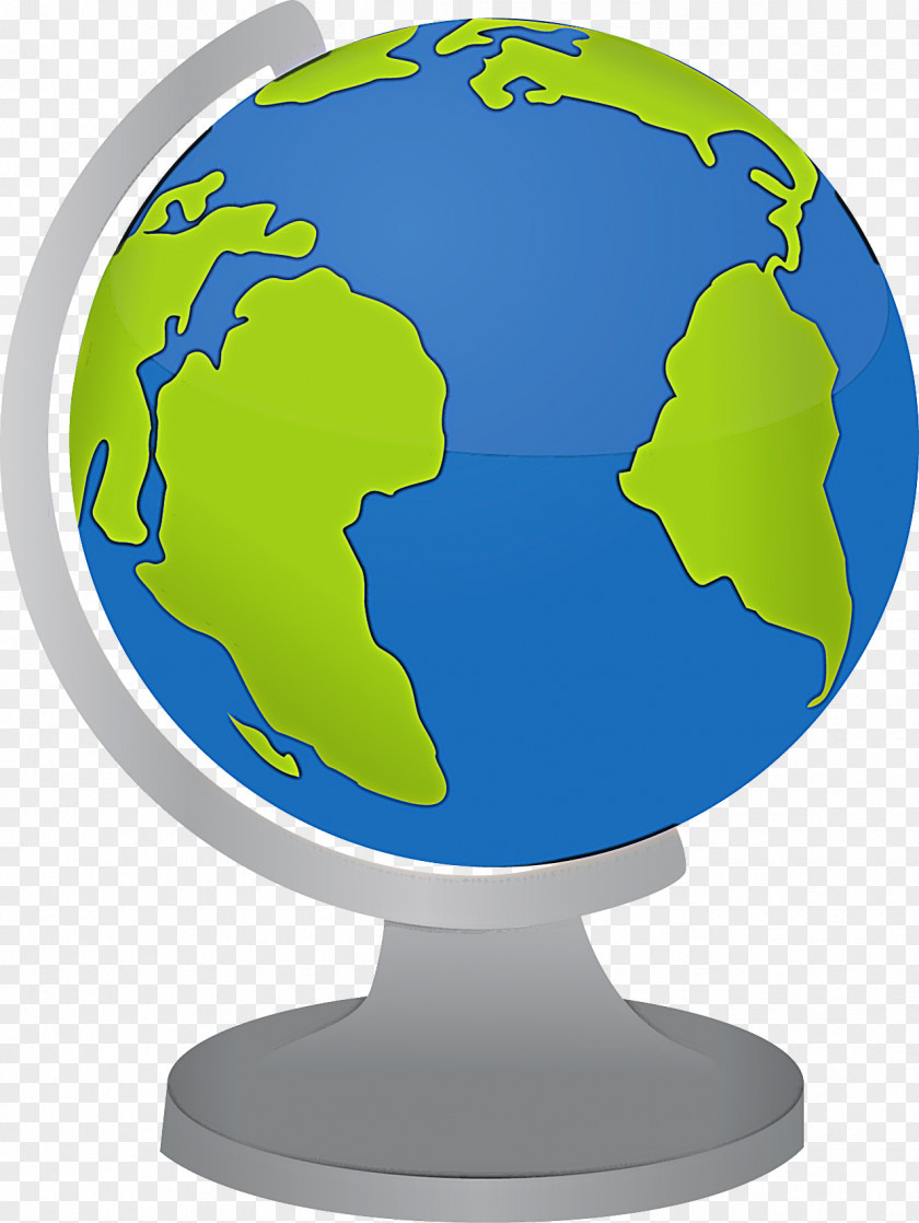 Globe World Earth Interior Design PNG