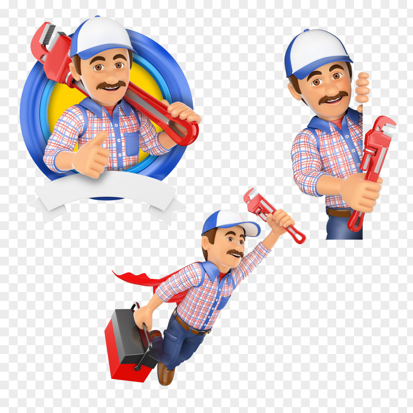 Installation Wrench Toolbox Creative Workers Plumber Stock Photography Pipe PNG