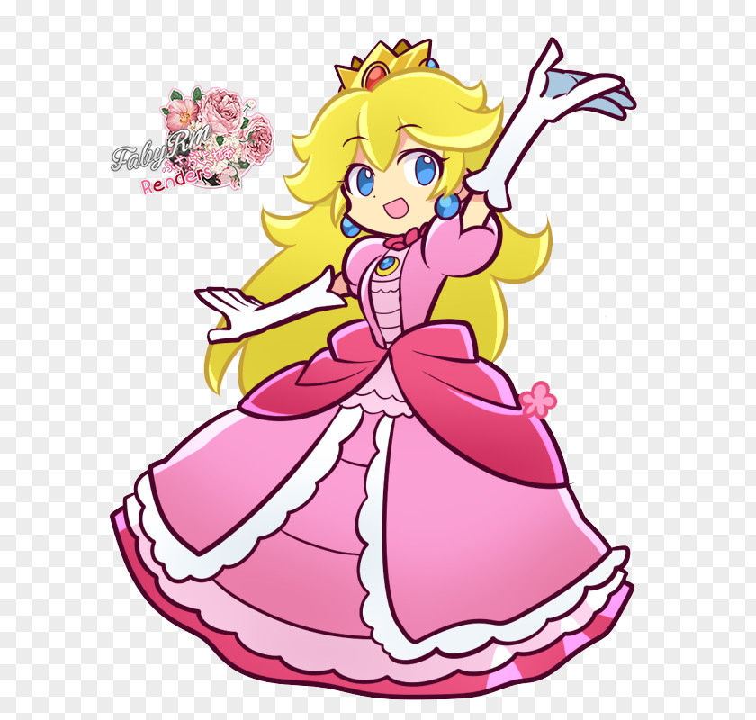 Mario Bros Super Bros. Princess Peach New PNG