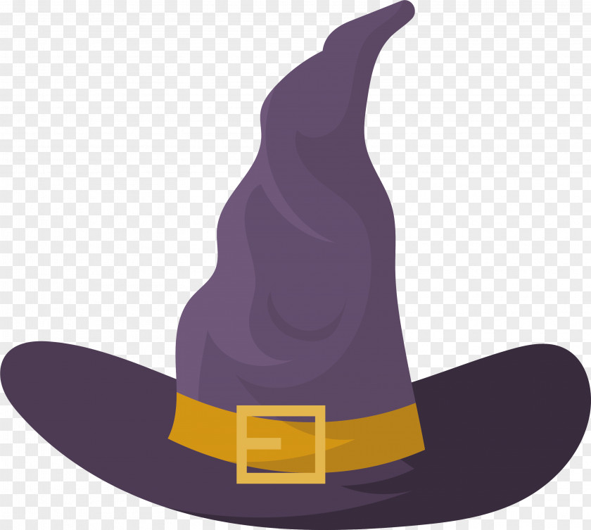 Purple Magic Witch Hat PNG