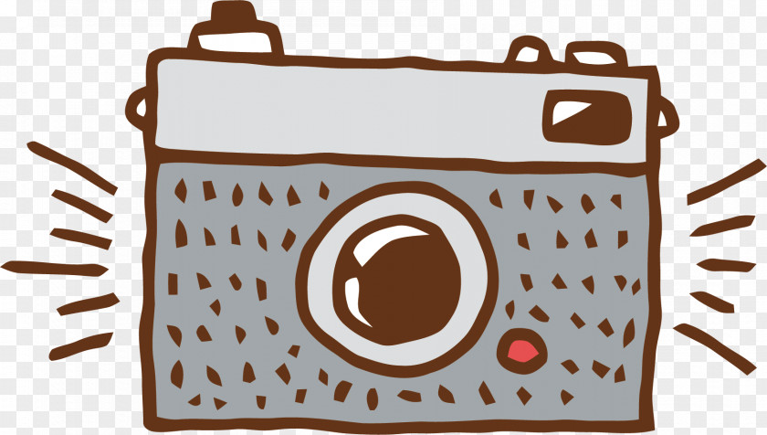 Vector Hand-painted Camera Designer PNG