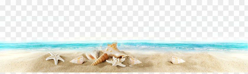 Beach Seaside Material Blue Sky Turquoise Wallpaper PNG