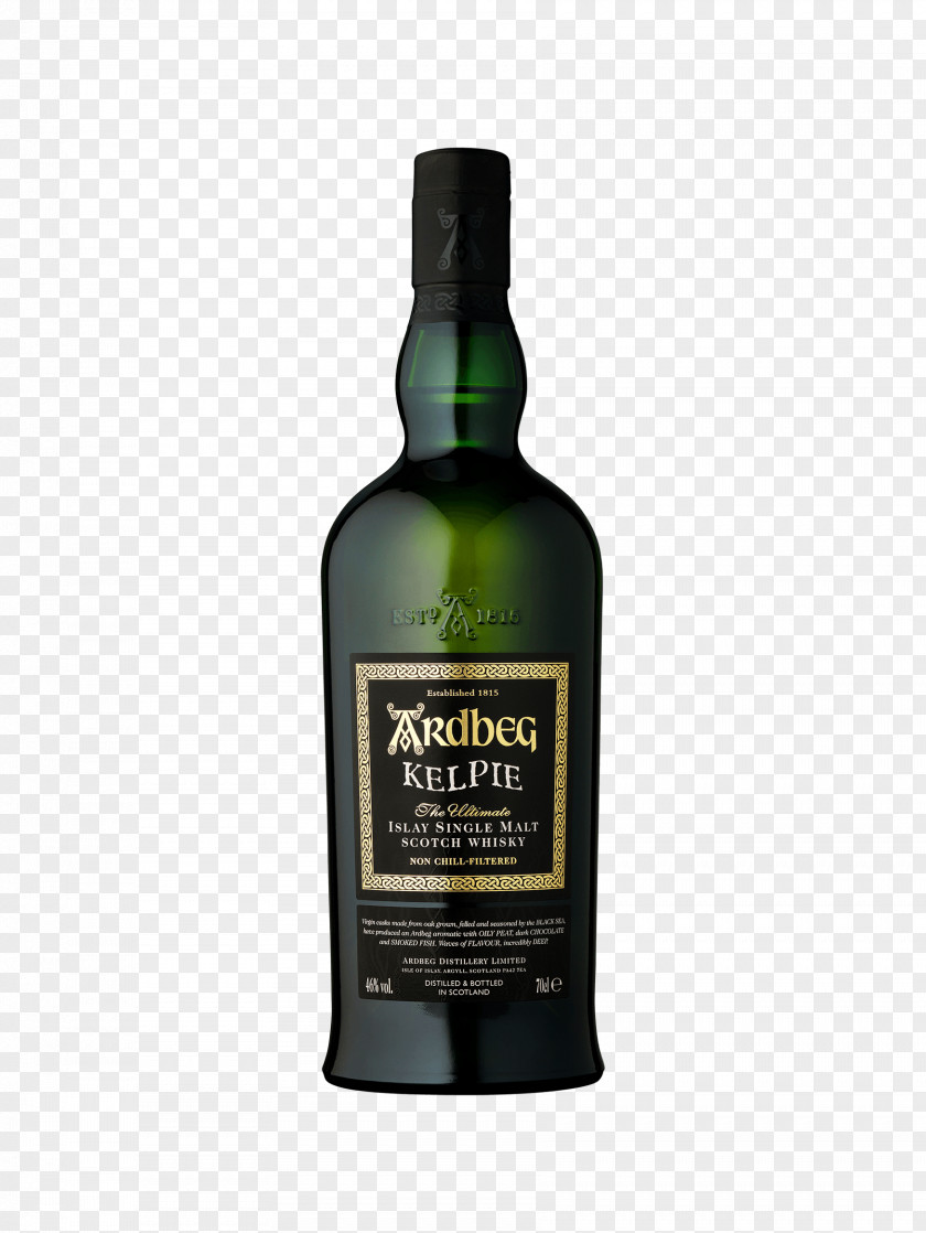 Bottle Ardbeg Whiskey Scotch Whisky Single Malt Islay PNG