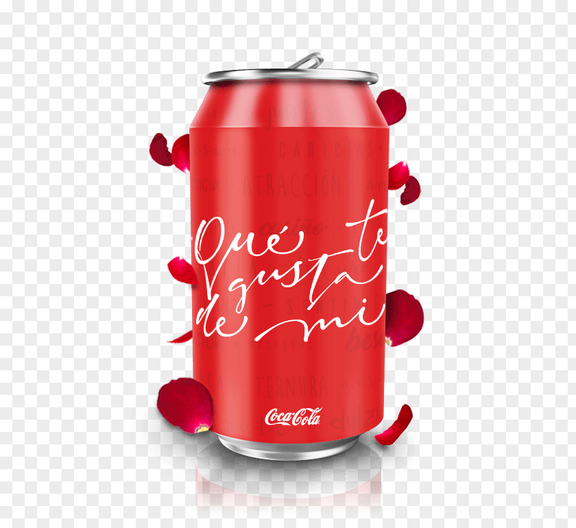 Carbonated Soft Drinks Cylinder Beverage Can Aluminum Red Material Property Non-alcoholic PNG