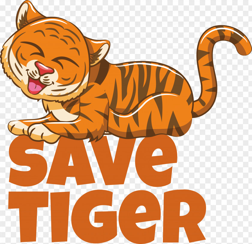 Cat Tiger Lion Cartoon Drawing PNG