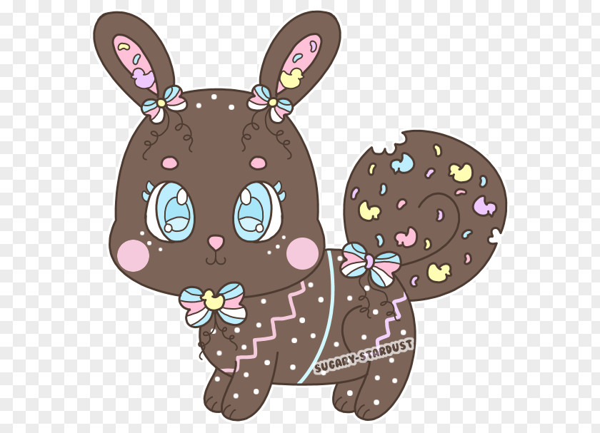 Chocolate Bunny Rabbit Easter Bubble Tea Food PNG