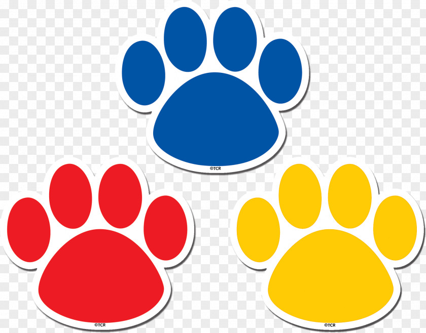 Dog Bone Paw Color Clip Art PNG