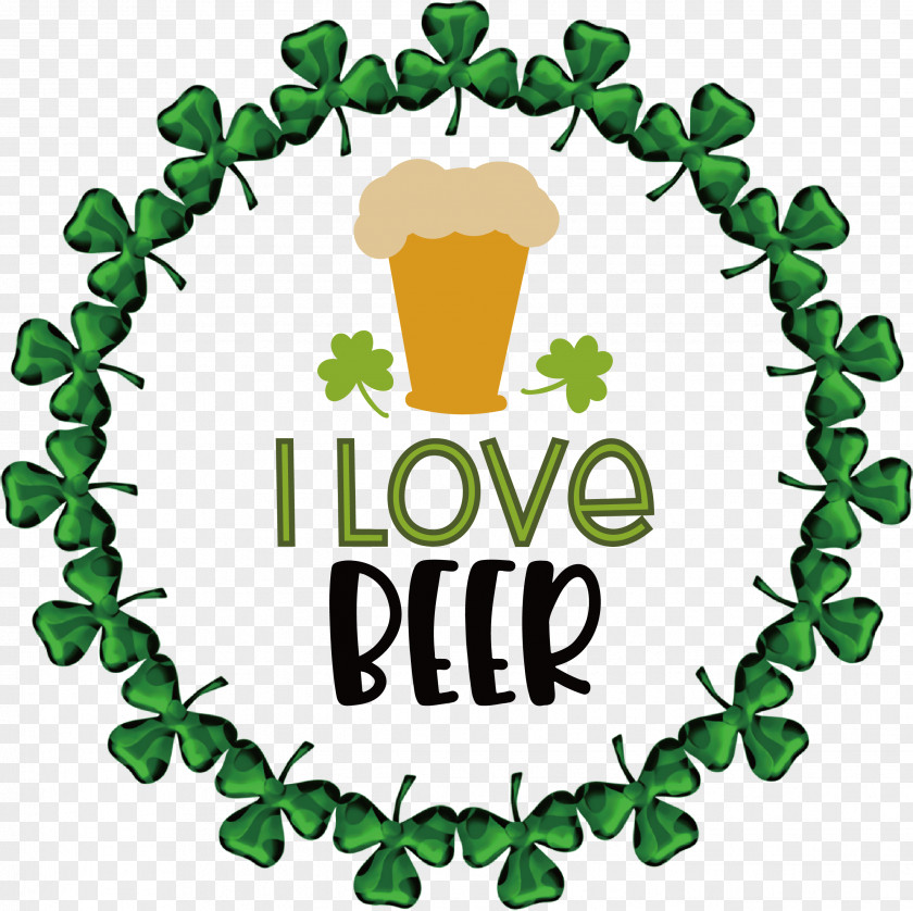 I Love Beer Saint Patrick Patricks Day PNG