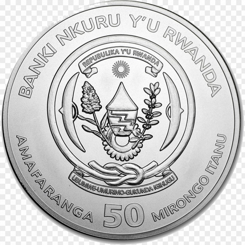 Lunar New Year 2018 Rwanda Silver Coin Ounce PNG
