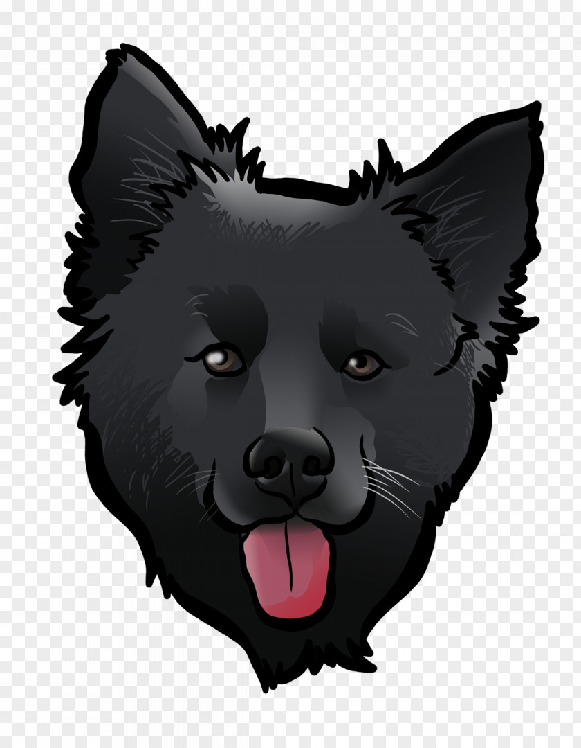 Mean Dog Schipperke Breed Pug Chihuahua Art PNG