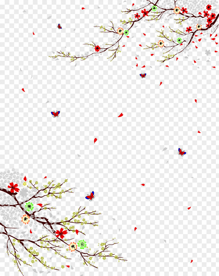 Plum Background Autumn Deciduous Tree PNG