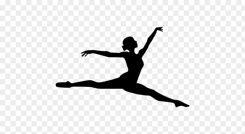 Silhouette Ballet Dancer PNG