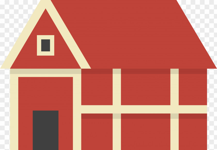 Vector Creative Design Red Warehouse Map Euclidean PNG