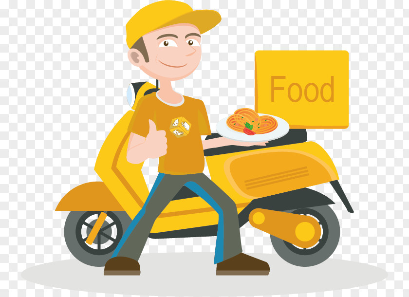 Delivery Courier Instant Messaging Service Handi Restaurant Package PNG