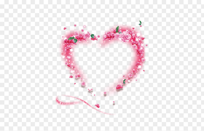 Heart Halo Fireworks Poster Clip Art PNG