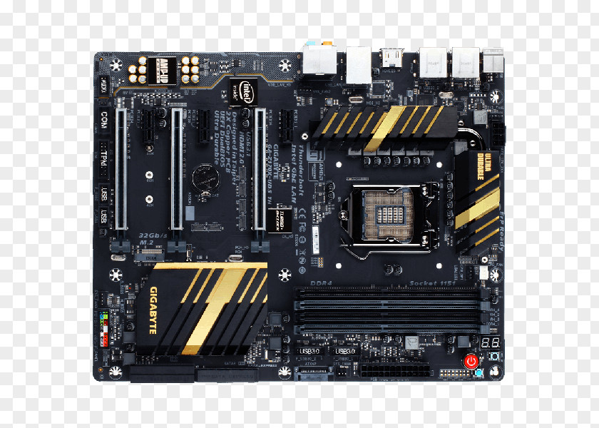 Intel Motherboard LGA 1151 Gigabyte Technology ATX PNG